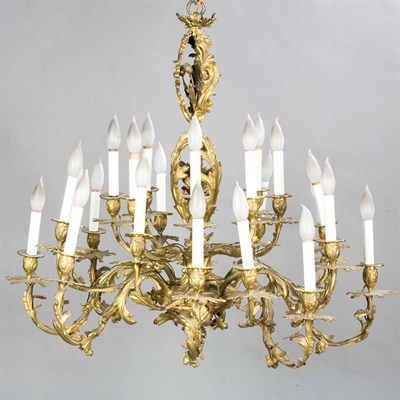 Lot 352 - Louis XV Style Gilt-Bronze Twenty-Four Light...