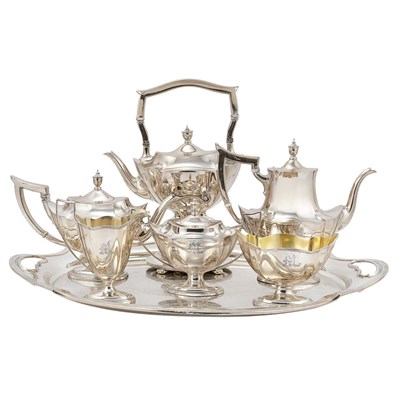 Lot 209 - Gorham Sterling Silver Tea and Coffee Service...