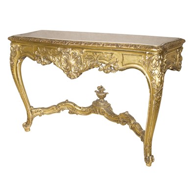 Lot 107 - Transitional Louis XV/XVI Style Gilt-Wood...