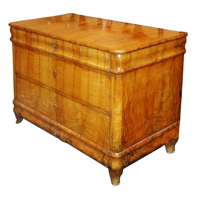 Lot 245 - Biedermeier Fruitwood Chest of Drawers Height...