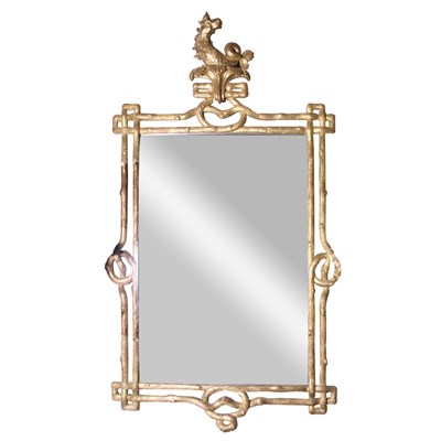 Lot 358 - Neoclassical Style Gilt-Wood Mirror Height 53...