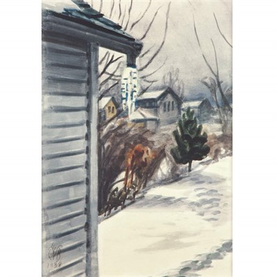 Lot 162 - Charles Ephraim Burchfield American, 1893-1967...