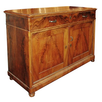 Lot 159 - Biedermeier Style Walnut Credenza Height 36...