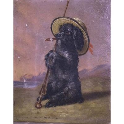 Lot 54 - British School 19th Century Jack On Guard Oil...