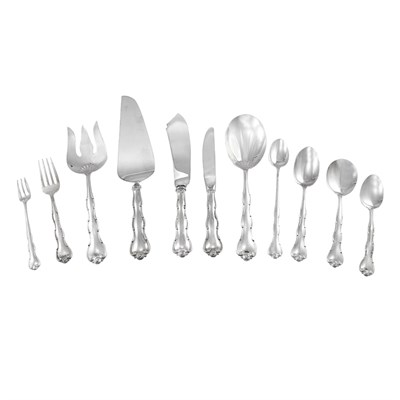 Lot 176 - Gorham Sterling Silver Flatware Service In the...