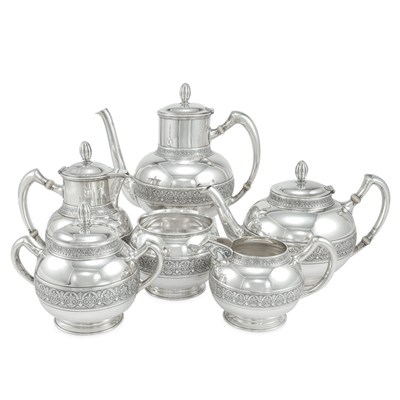 Lot 177 - Gorham Sterling Silver Coffee and Tea Service...