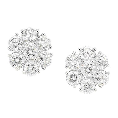 Lot 70 - Pair of Diamond Earrings