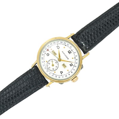 Lot 547 - Gentleman's Calendar Wristwatch, Movado