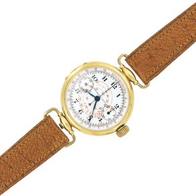 Lot 253 - Gentleman's Gold Chronograph Wristwatch, Universal Watch Co.