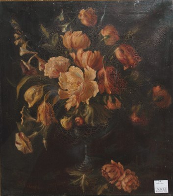 Lot 34 - European School 19th/20th Century Floral Still...