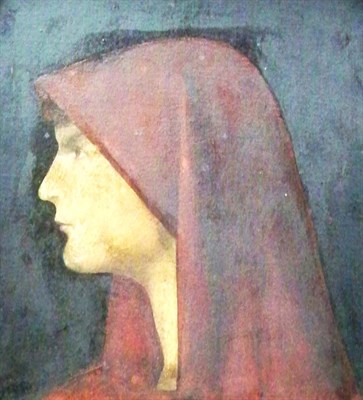 Lot 35 - After Jean-Jacques Henner Fabiola Oil on...