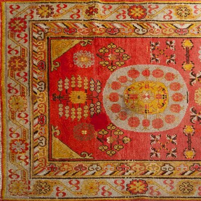 Lot 623 - Samarkand Rug East Turkestan, second quarter...