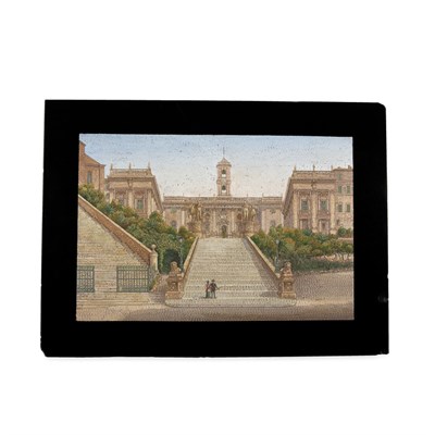 Lot 577 - Micromosaic Plaque of the Piazza del...