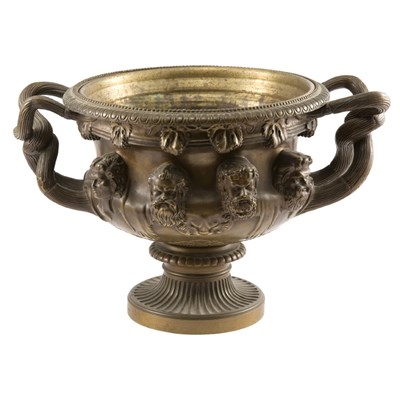 Lot 485 - Bronze Model of the Warwick Vase Cast by F....