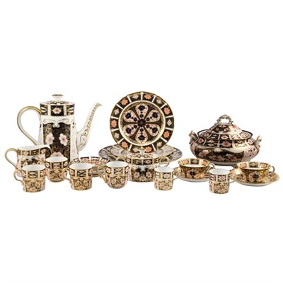 Lot 544 - Assembled Royal Crown Derby Porcelain Dessert...
