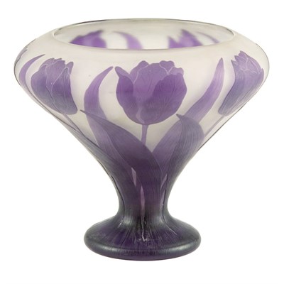 Lot 386 - Continental Cameo Glass Vase In the Art...