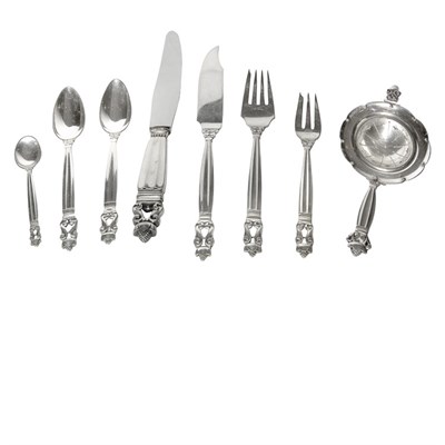 Lot 206 - Georg Jensen Sterling Silver Assembled...