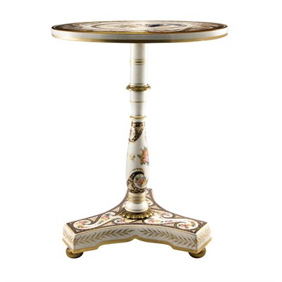 Lot 512 - Continental Gilt-Metal Mounted Porcelain...