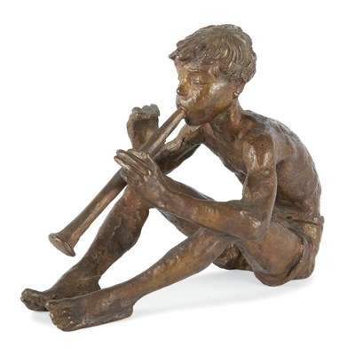 Lot 44 - Renee Sintenis German, 1888-1965 Flotenblaser...