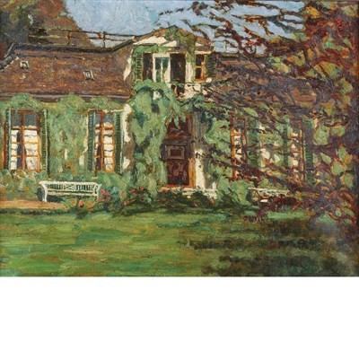 Lot 28 - Attributed to Wilhelm Trubner House and Garden...