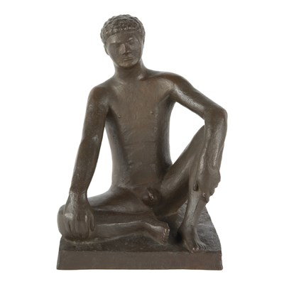 Lot 41 - Gerhard Marcks German, 1888-1981 Adam, Sitzend,...