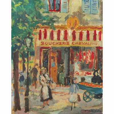Lot 46 - Emilio Grau Sala Spanish, 1911-1975 Boucherie,...