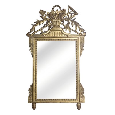 Lot 527 - Louis XVI Style Gilt-Wood Mirror Of...