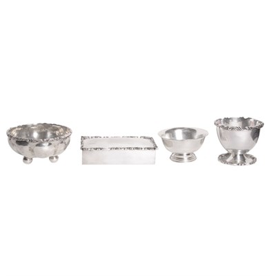 Lot 322 - Group of Six Sterling Silver Table Articles...