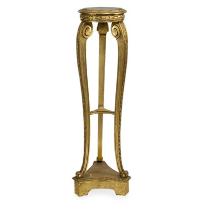 Lot 550 - Louis XVI Style Carved and Painted Wood Stand...
