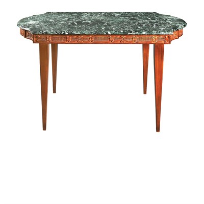 Lot 397 - Italian Neoclassical Style Marble Top Painted...