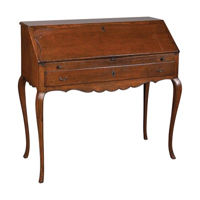 Lot 267 - Italian Rococo Style Fruitwood Desk Height 38...