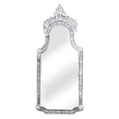 Lot 157 - Venetian Style Mirror Framed Mirror Height 36...