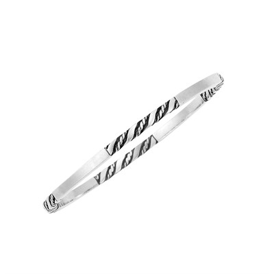 Lot 11 - Sterling Silver Bangle Bracelet, Georg Jensen