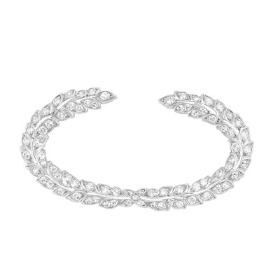 Lot 293 - Edwardian Platinum and Diamond Wreath Brooch