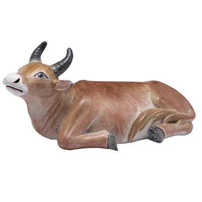 Lot 503 - Chinese Export Porcelain Figure of a Recumbent...