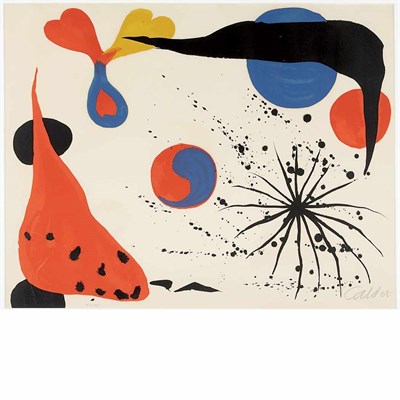 Lot 65 - Alexander Calder (1898-1976) COMPOSITION Color...