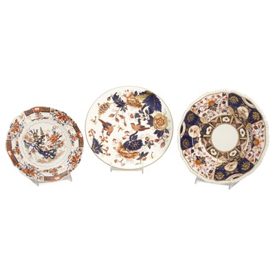 Lot 320 - Group of English Imari Porcelain Plates...