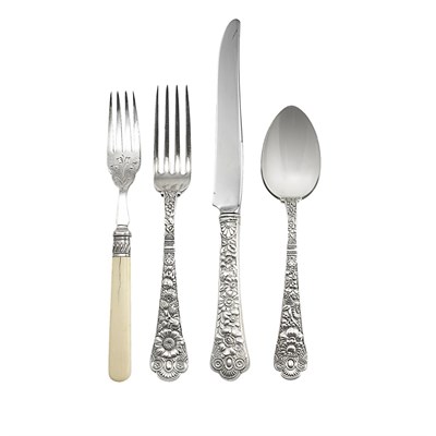 Lot 222 - Gorham Sterling Silver Flatware Service In the...