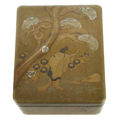 Lot 10 - Japanese Lacquer Box 19th Century Of...
