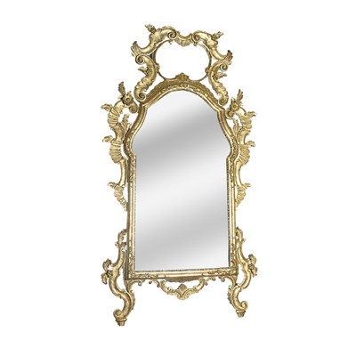 Lot 434 - Rococo Style Gilt-Wood Mirror Height 66 inches,...