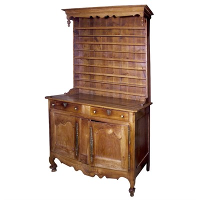 Lot 180 - French Provincial Fruitwood Hutch Height 7...