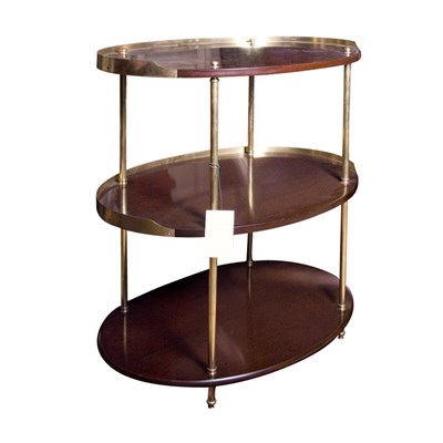 Lot 222 - Regency Style Brass Mounted Mahogany...