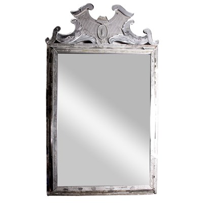 Lot 347 - Venetian Style Mirror Framed Mirror Height 46...