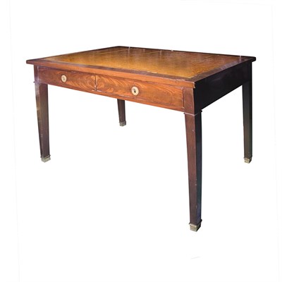 Lot 138 - Louis XVI Style Mahogany Desk Height 27 1/4...
