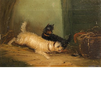 Lot 28 - J. Langlois British, 20th Century Dogs Ratting...
