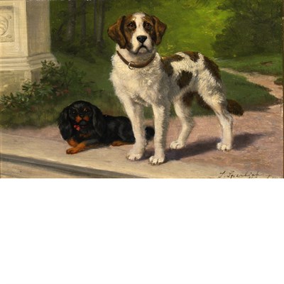 Lot 17 - Sophie Sperlich German, 1863-1906 Two Curious...