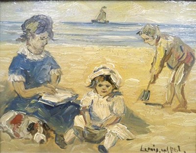 Lot 71 - Louis van der Pol Dutch, 1896-1982 Mother and...
