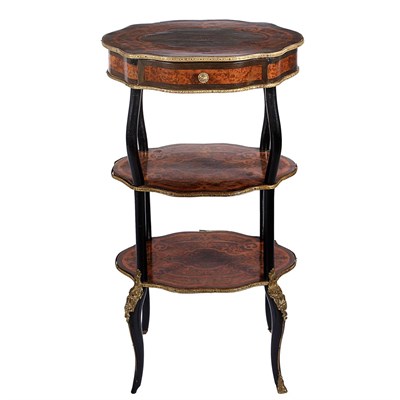Lot 520 - Napoleon III Gilt-Metal Mounted Marquetry...