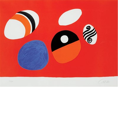 Lot 66 - Alexander Calder COMPOSITION Color lithograph,...
