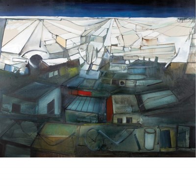 Lot 120 - John Hultberg American, 1922-2005 Paris - City'...